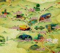 达州景点地图(长沙景点地图)