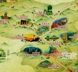 达州景点地图(长沙景点地图)